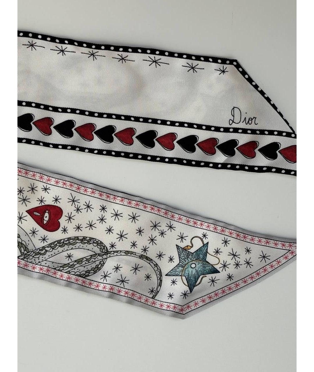 CHRISTIAN DIOR Белая повязка, фото 2
