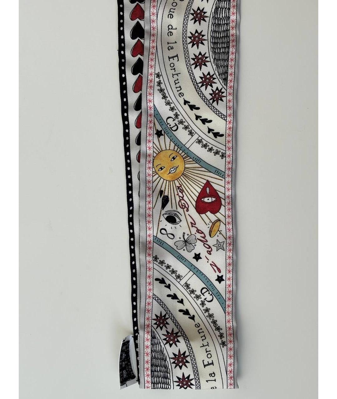 CHRISTIAN DIOR Белая повязка, фото 4