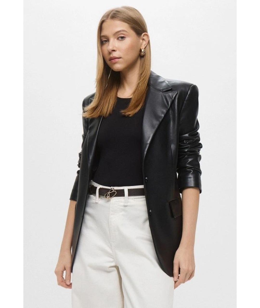 BLUGIRL Коричневый кожаный ремень, фото 4