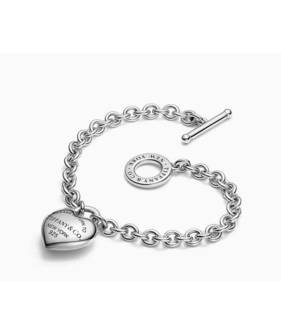 TIFFANY&CO Серебрянный серебряный браслет, фото 2