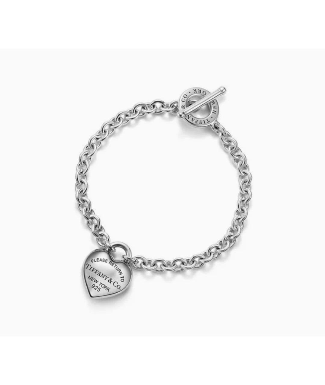 TIFFANY&CO Серебрянный серебряный браслет, фото 3