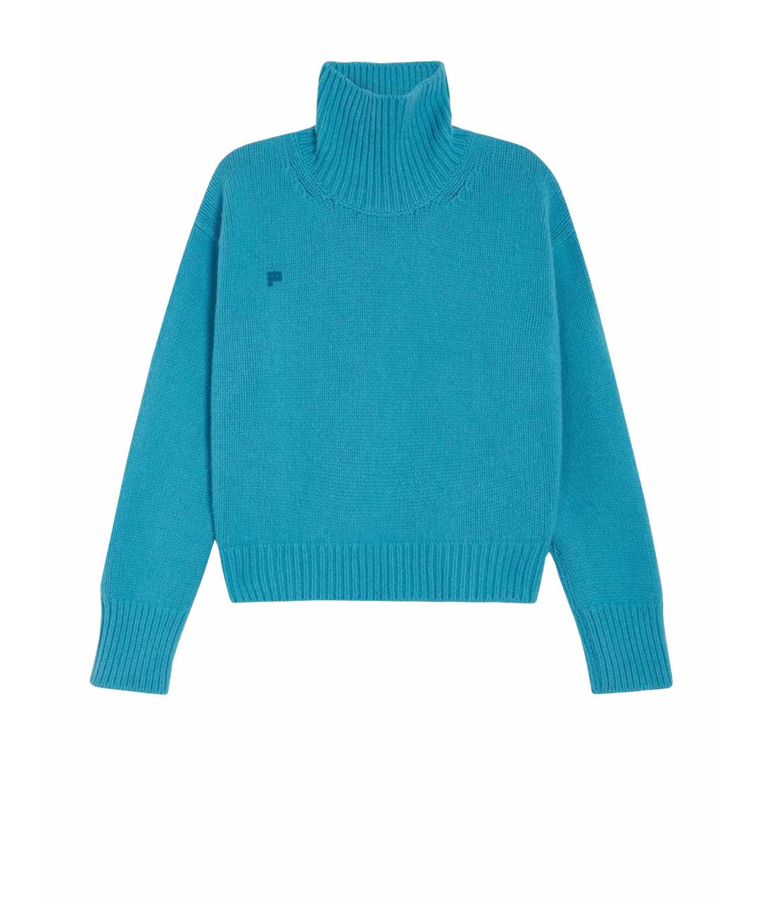 THE PANGAIA Голубой кашемировый джемпер / свитер, фото 1