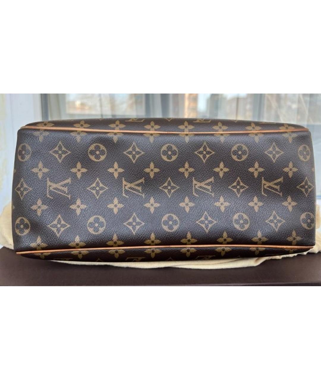 LOUIS VUITTON Коричневая сумка с короткими ручками, фото 6