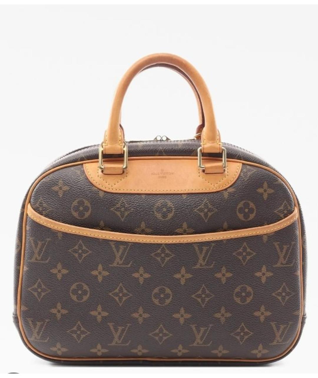 LOUIS VUITTON Коричневая сумка с короткими ручками, фото 2
