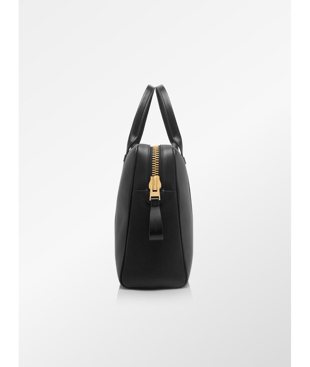 TOM FORD Черный кожаный портфель, фото 2