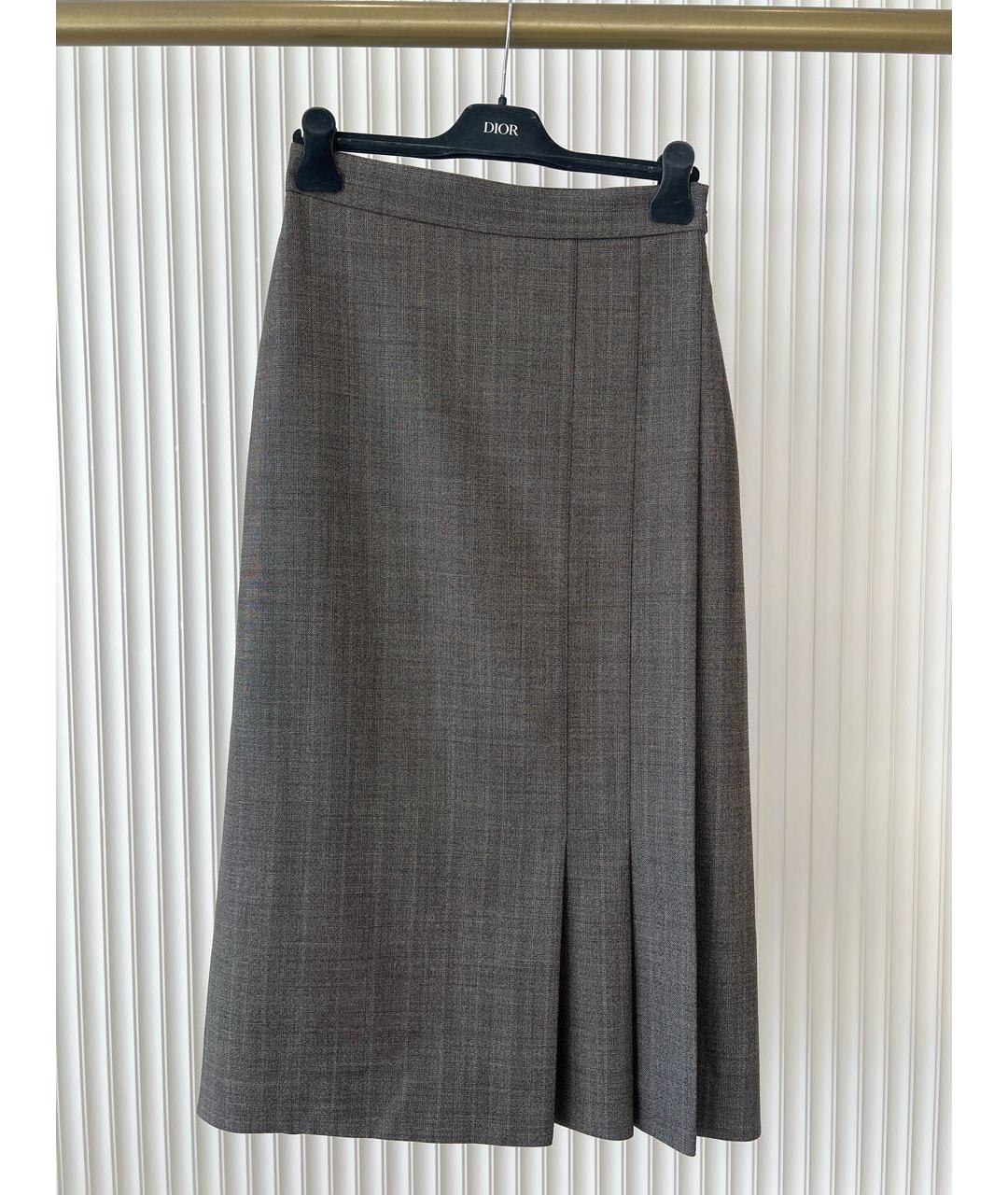 GUCCI Антрацитовый костюм с юбками, фото 3