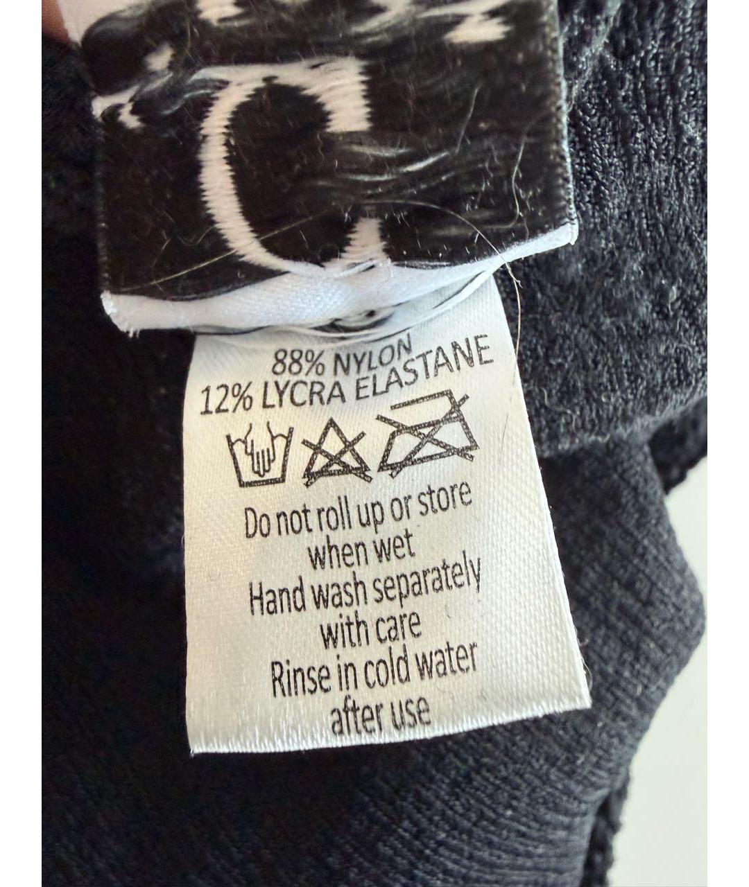 HUNZA G Черный полиамидовый купальник, фото 8