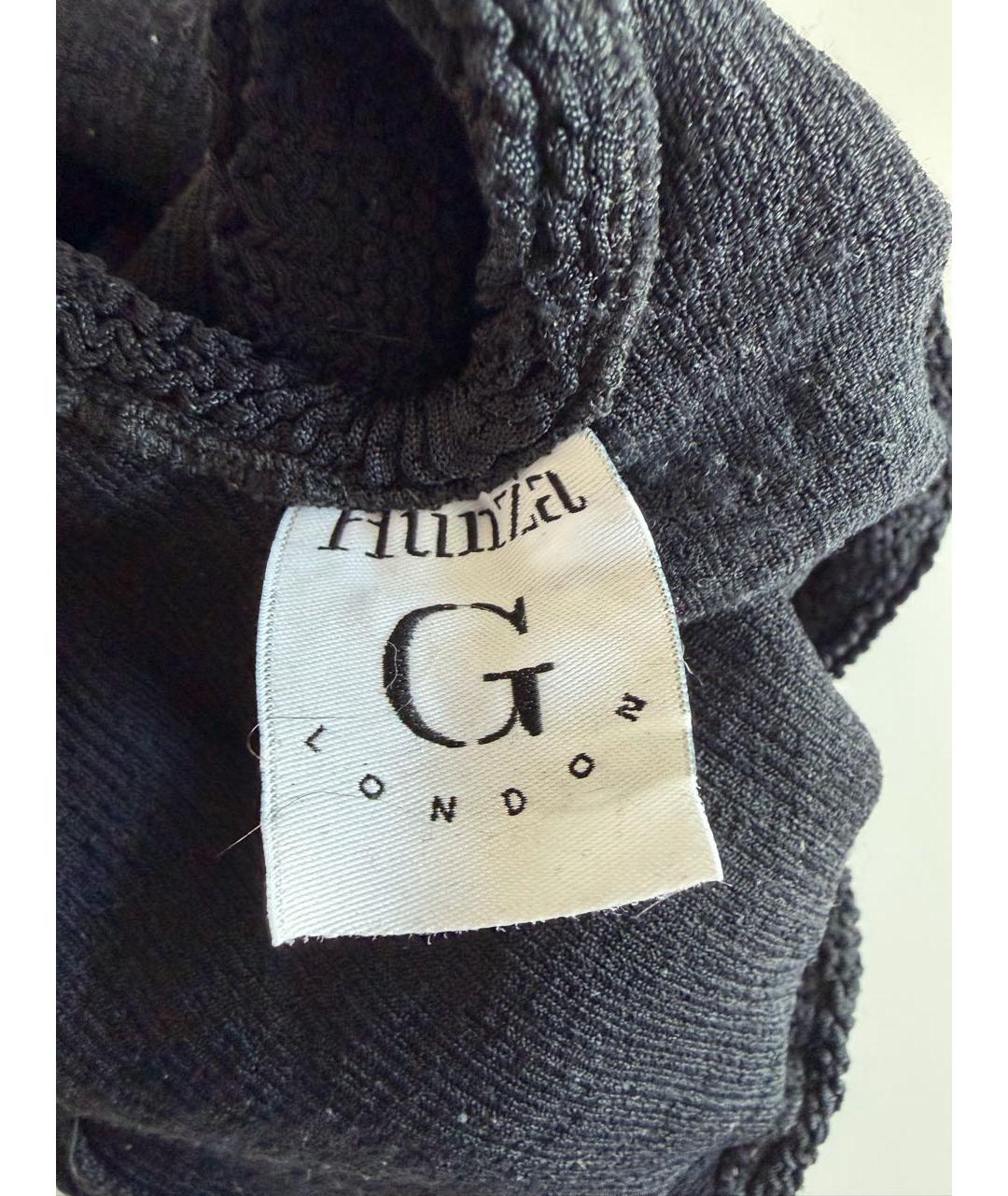 HUNZA G Черный полиамидовый купальник, фото 7