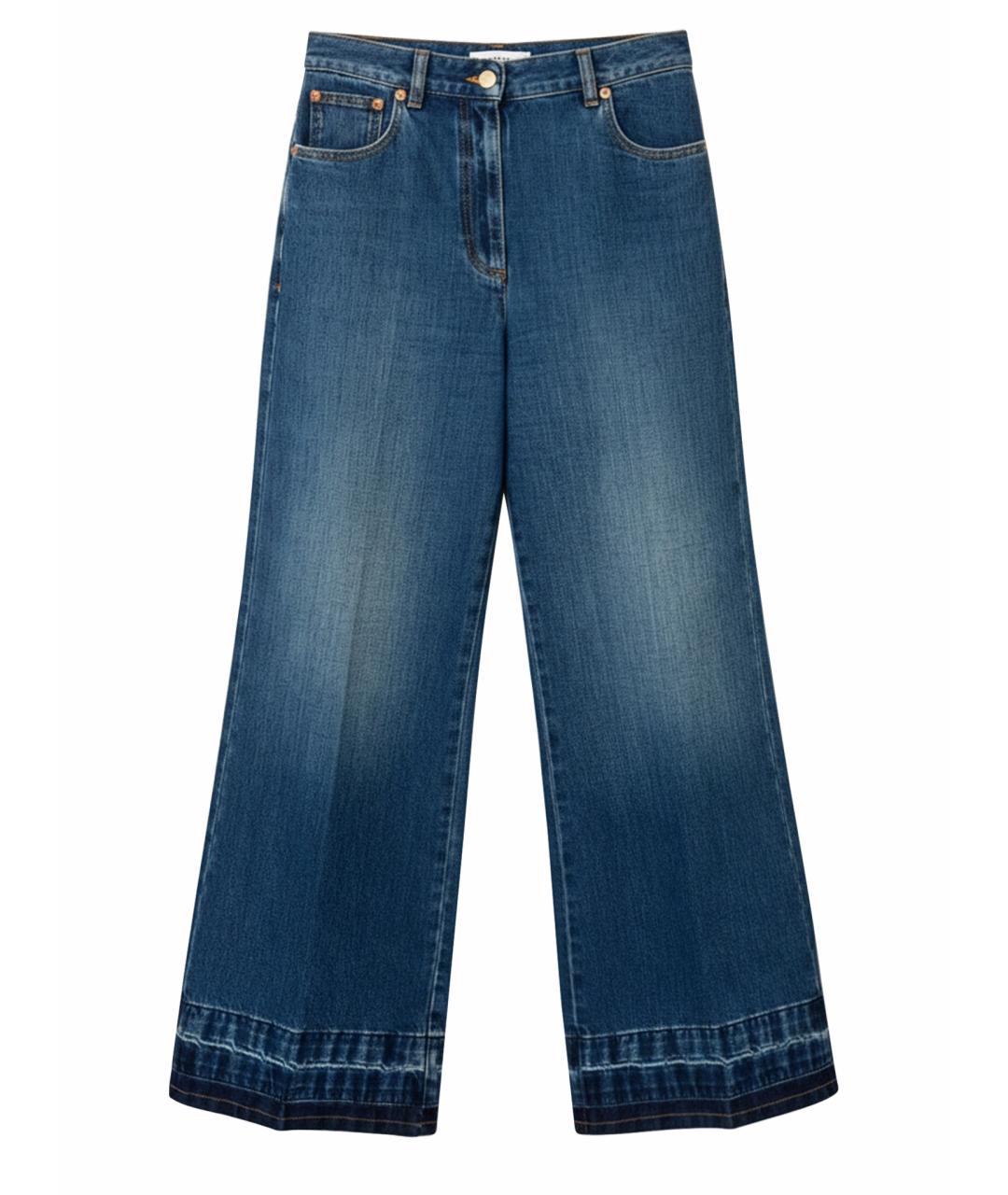 VALENTINO Голубые прямые джинсы, фото 1