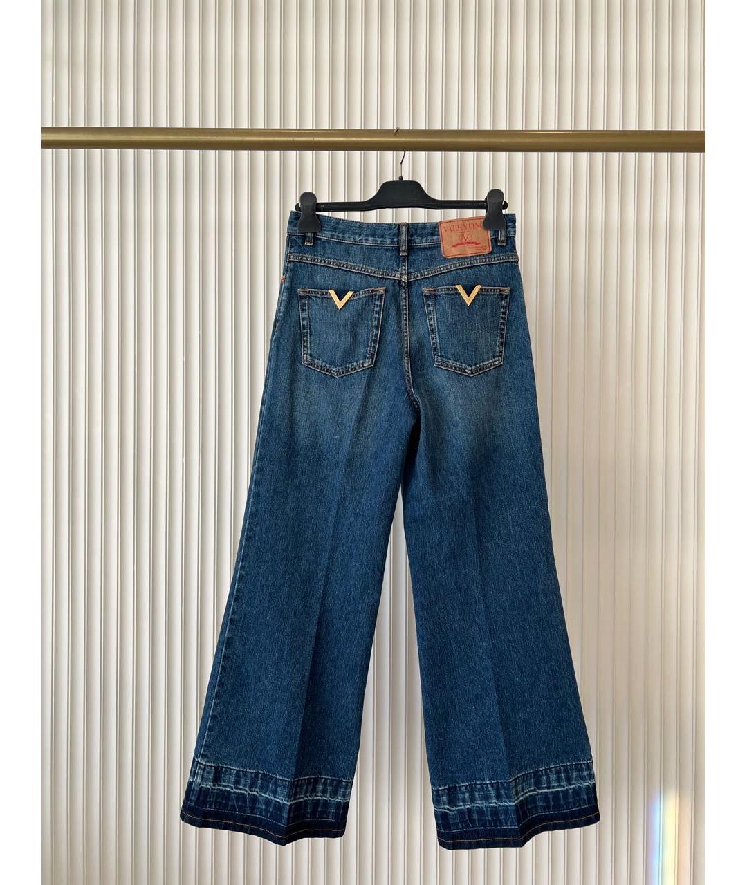 VALENTINO Голубые прямые джинсы, фото 2