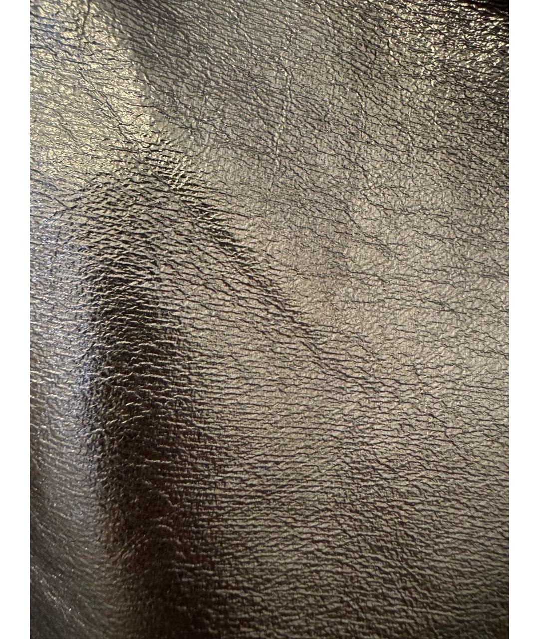 12 STOREEZ Серебряная полиэстеровая юбка мини, фото 4