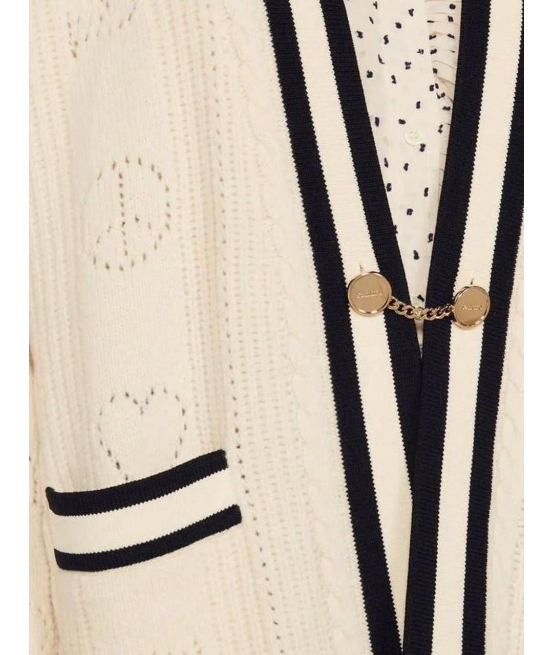 SANDRO Бежевый шерстяной кардиган, фото 8
