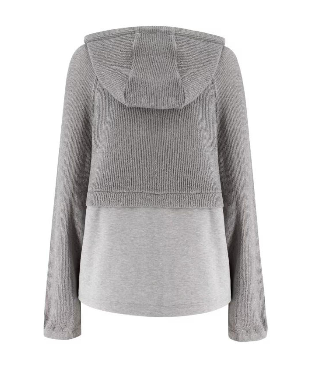 PANICALE Серый хлопковый костюм с брюками, фото 3