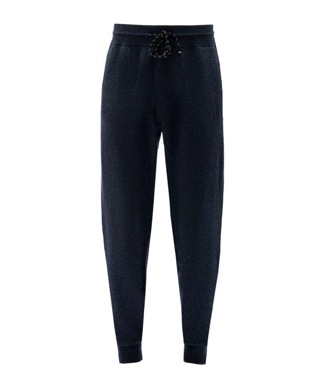 HUGO BOSS Темно-синие повседневные брюки, фото 5