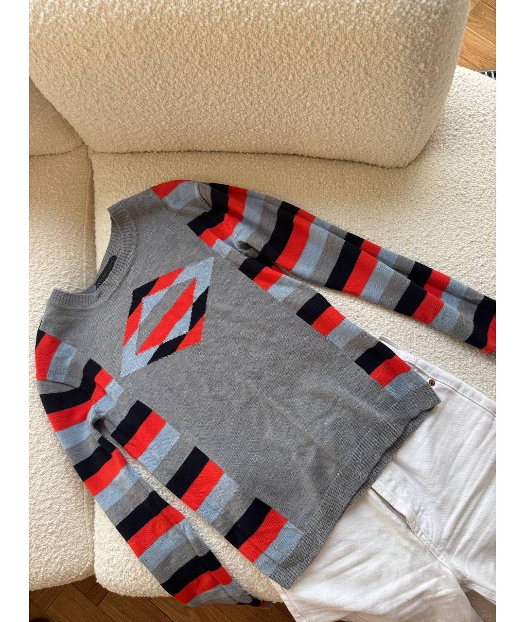 MARC BY MARC JACOBS Серый шерстяной джемпер / свитер, фото 4