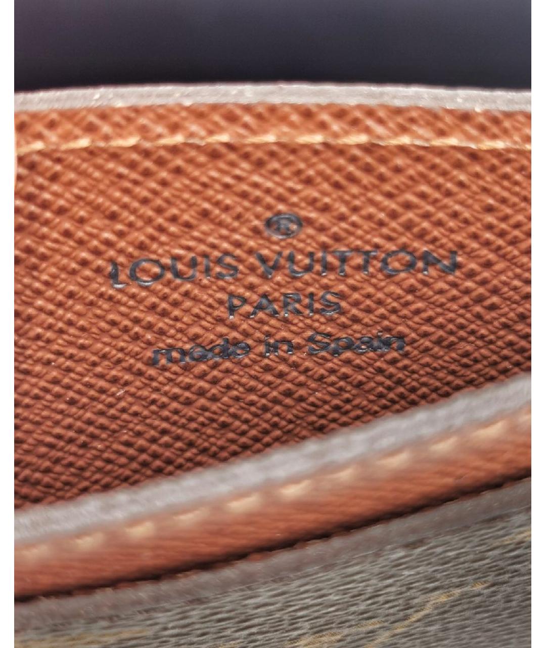 LOUIS VUITTON Коричневый кардхолдер, фото 6