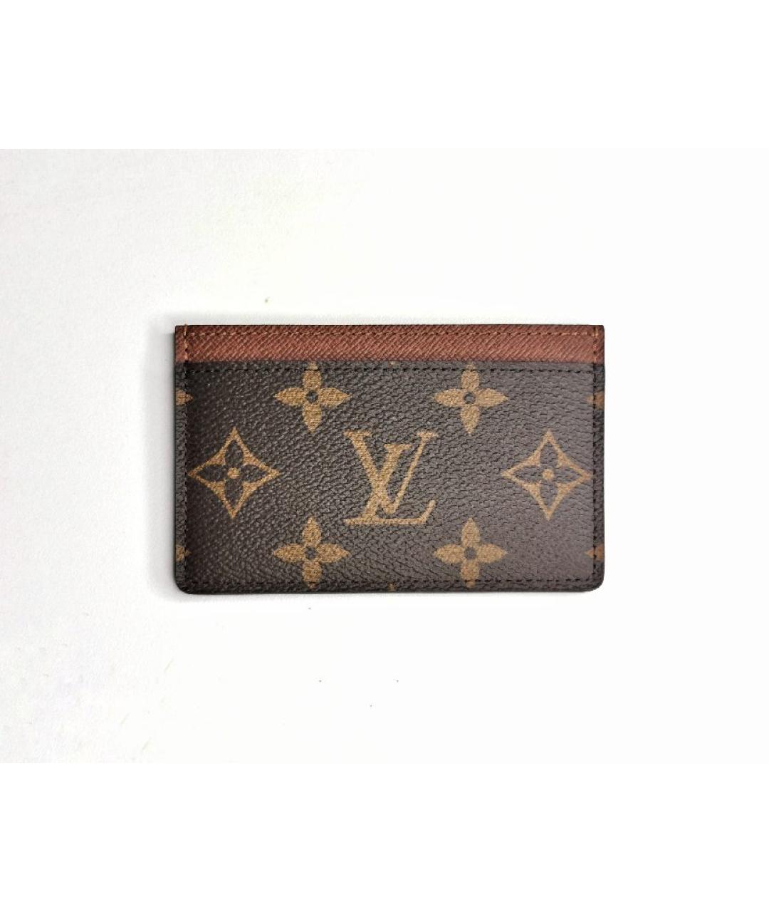 LOUIS VUITTON Коричневый кардхолдер, фото 10