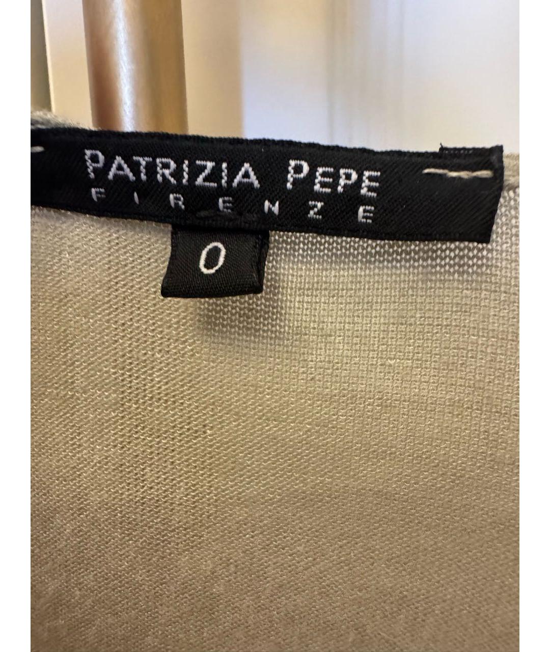 PATRIZIA PEPE Зеленый вискозный сарафан, фото 4