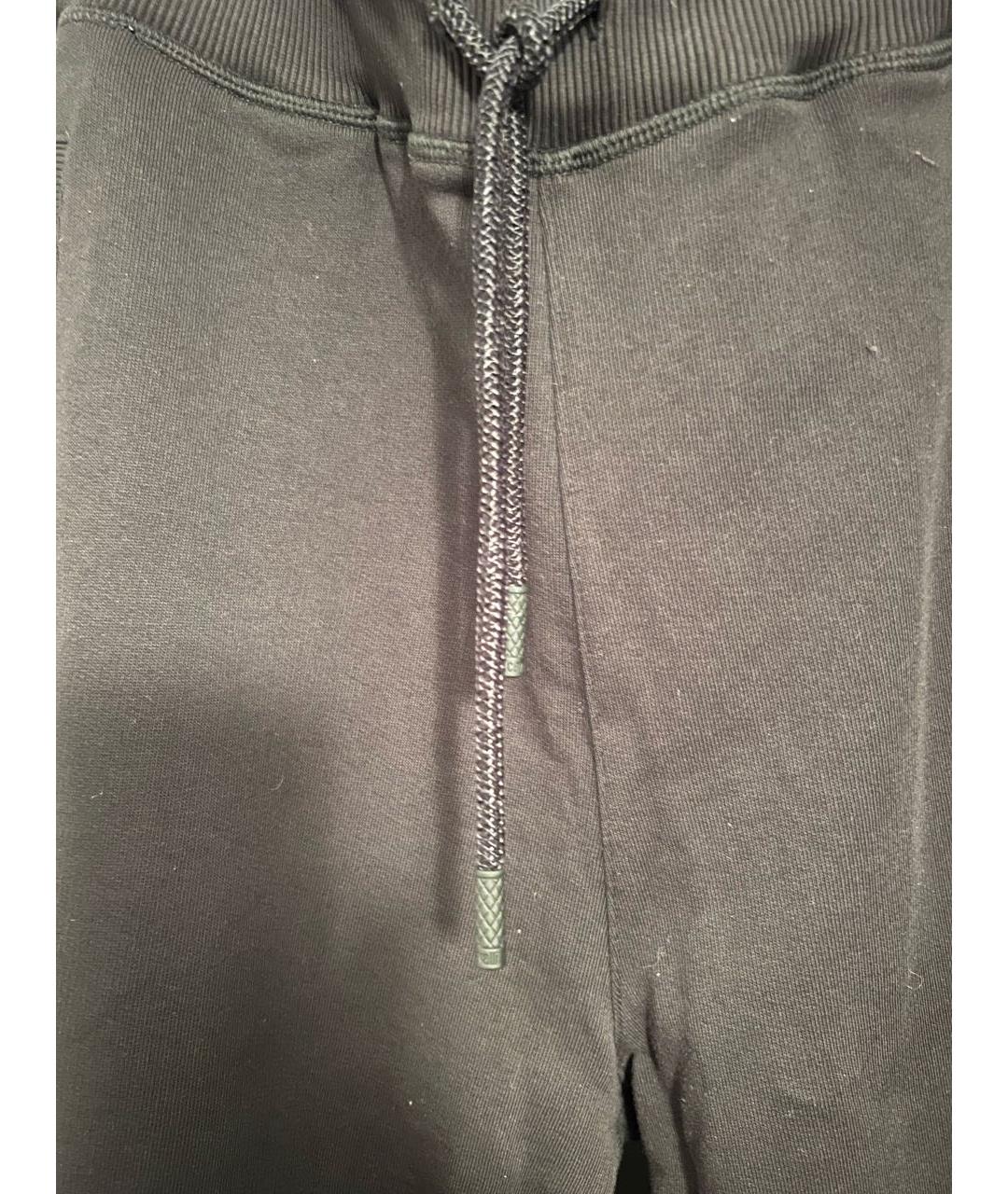 ROBERTO CAVALLI Черные хлопковые брюки чинос, фото 5