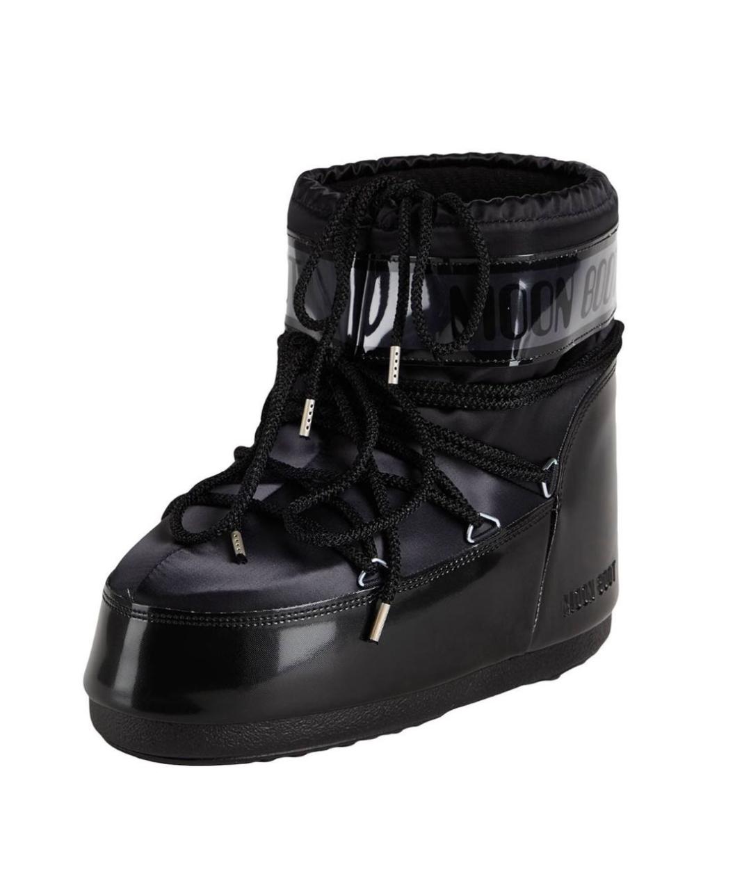 MOON BOOT Черные синтетические полусапоги, фото 2