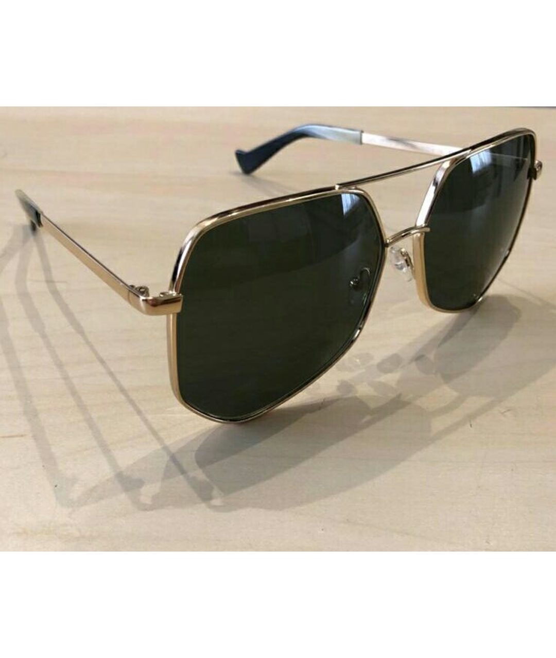 GREY ANT Золотые пластиковые солнцезащитные очки, фото 4