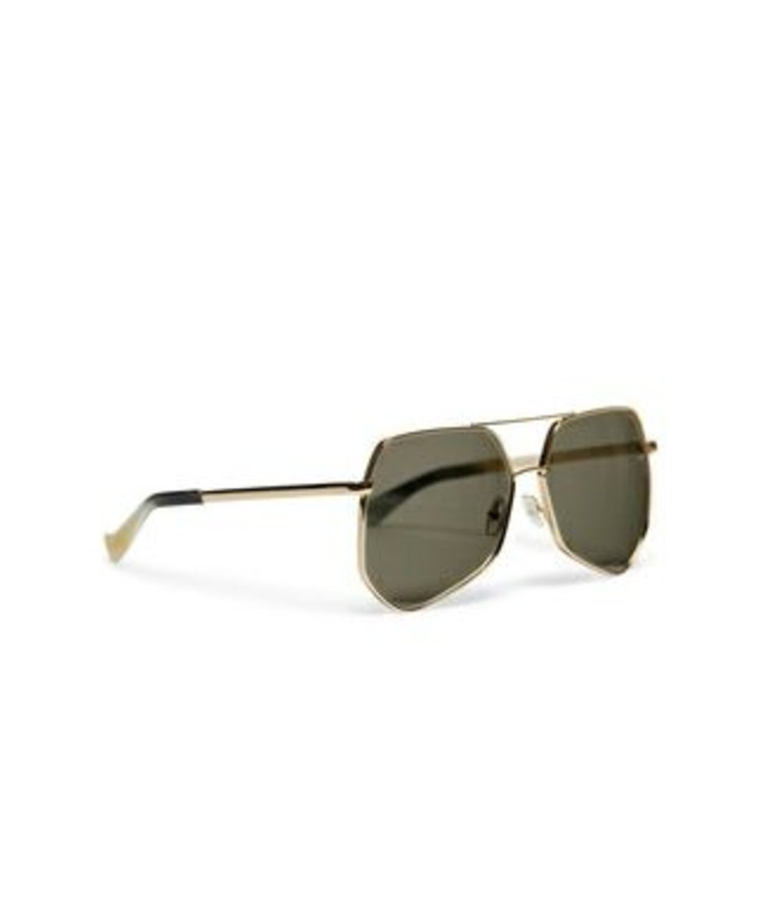 GREY ANT Золотые пластиковые солнцезащитные очки, фото 1
