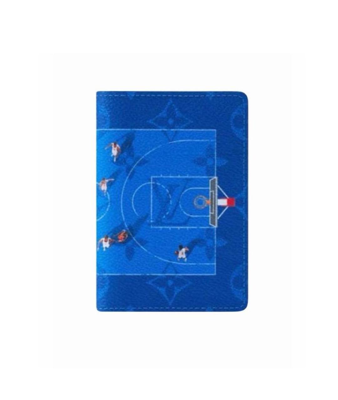 LOUIS VUITTON Синий кардхолдер, фото 6