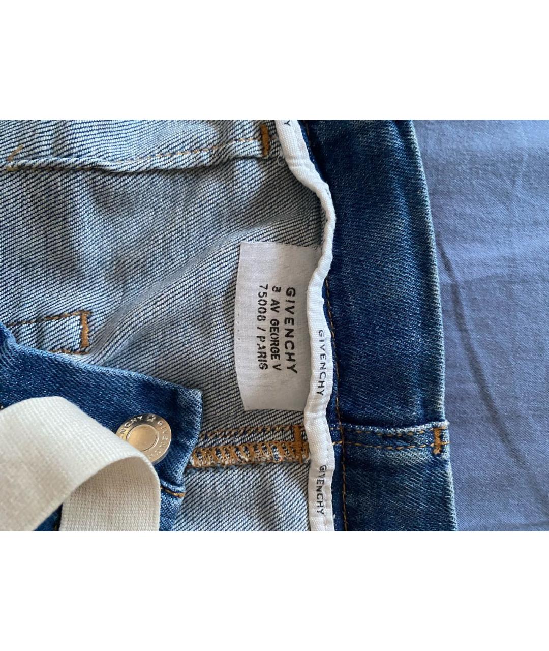 GIVENCHY Синие деним детские джинсы, фото 4