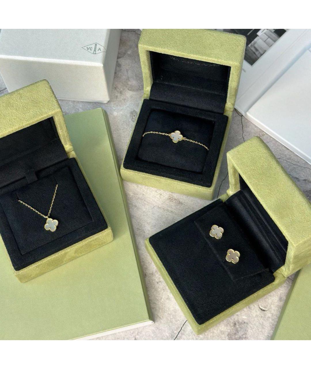 VAN CLEEF & ARPELS Белый браслет из желтого золота, фото 4