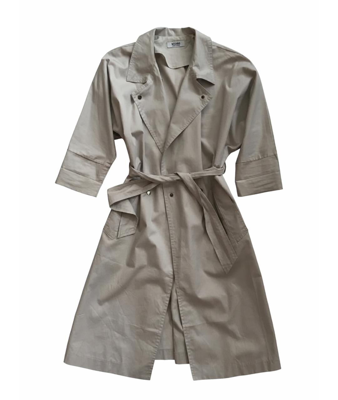 MOSCHINO Серое шелковое повседневное платье, фото 1