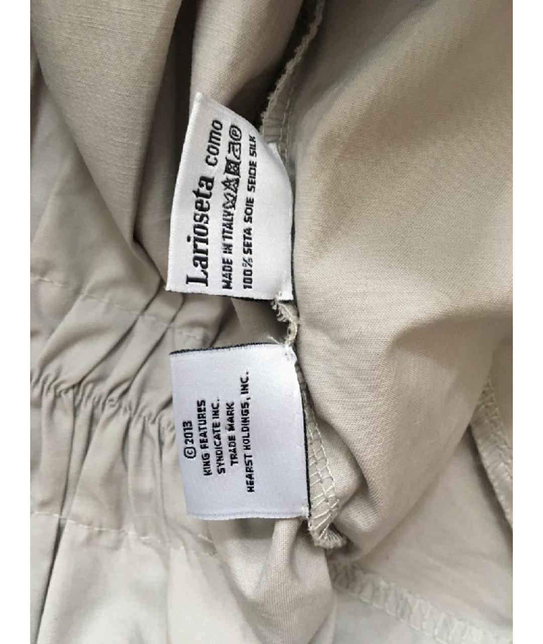 MOSCHINO Серое шелковое повседневное платье, фото 8