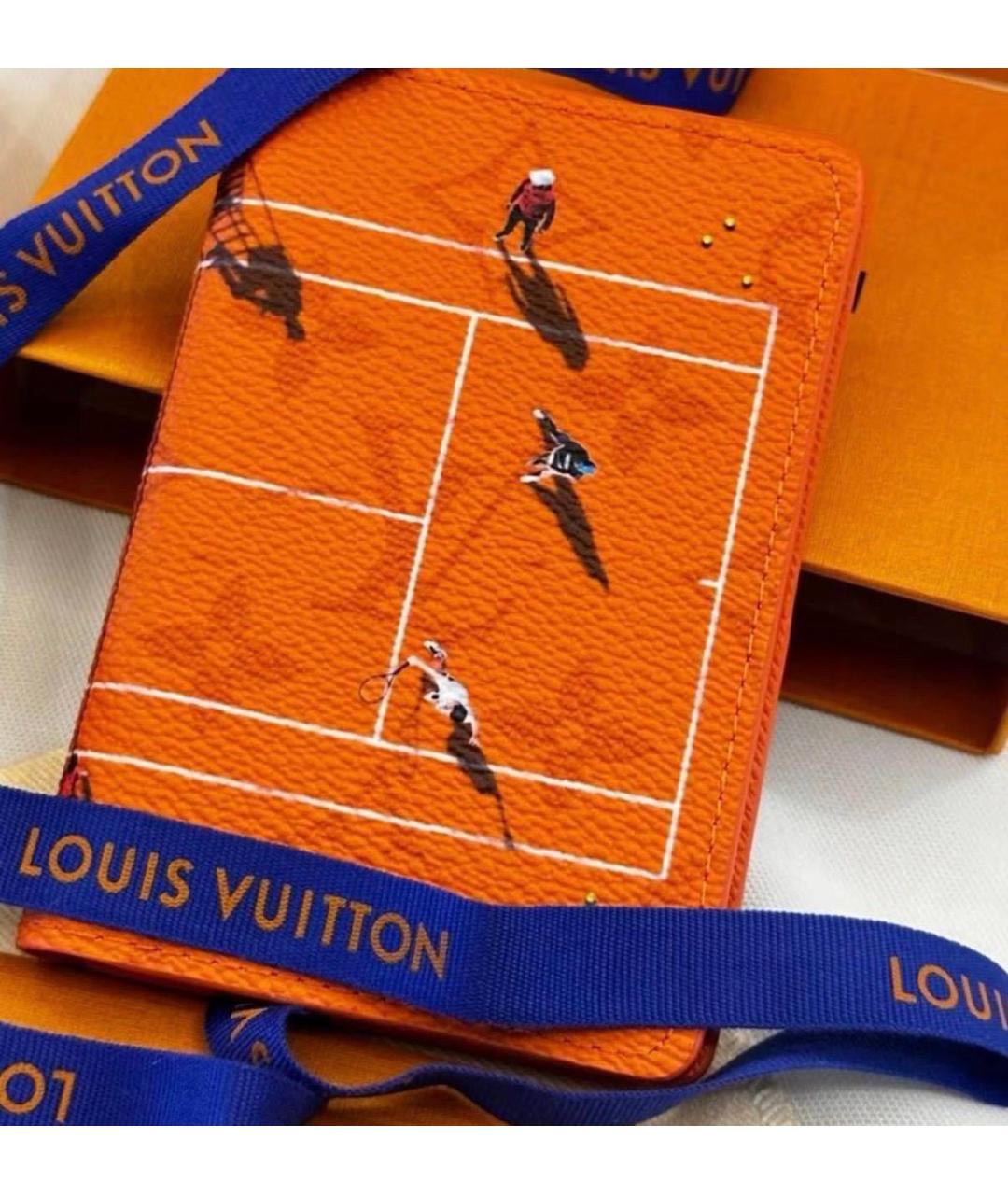 LOUIS VUITTON Оранжевый кошелек, фото 4