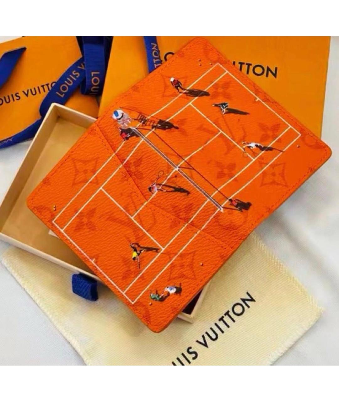 LOUIS VUITTON Оранжевый кошелек, фото 3