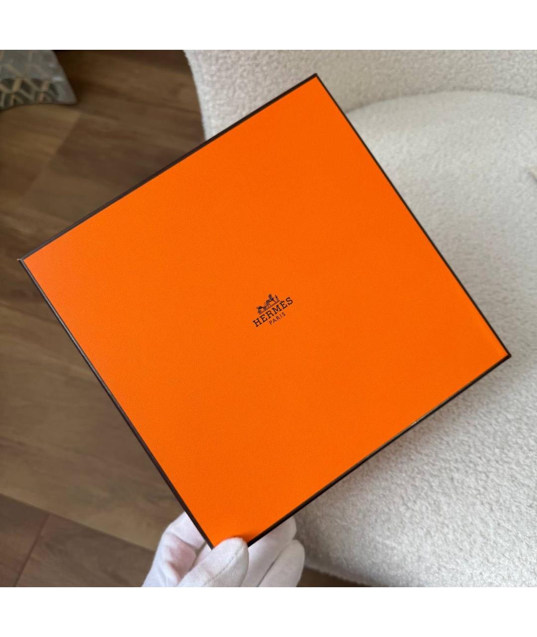 HERMES Серый кожаный ремень, фото 5