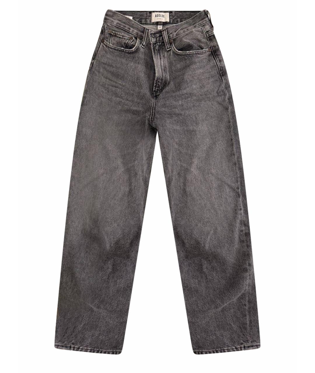 AGOLDE Антрацитовые прямые джинсы, фото 1