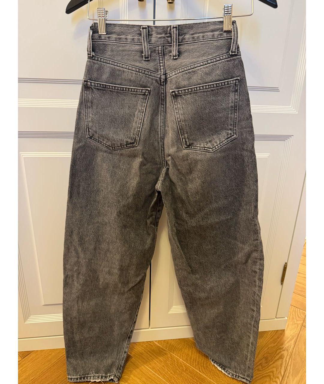 AGOLDE Антрацитовые прямые джинсы, фото 2