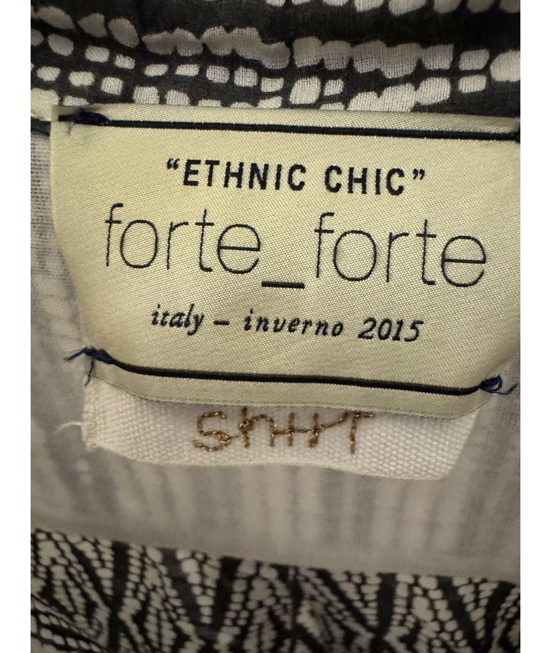 FORTE FORTE Бежевая хлопковая рубашка, фото 3