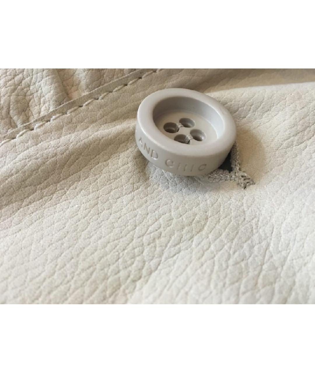 MOSCHINO Кожаный тренч/плащ, фото 5