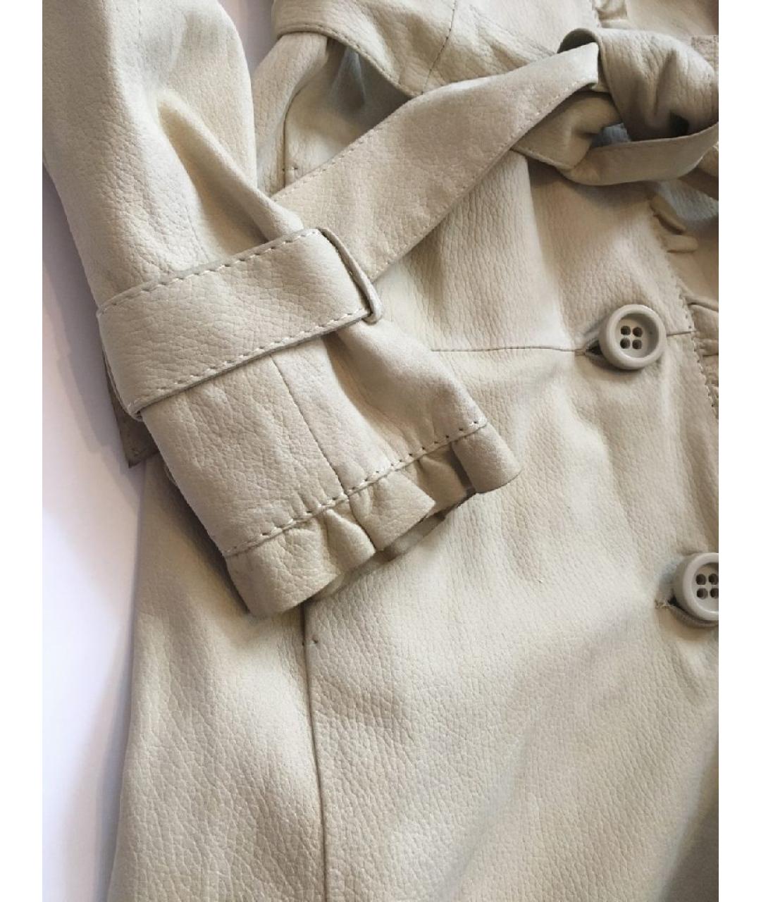 MOSCHINO Кожаный тренч/плащ, фото 9