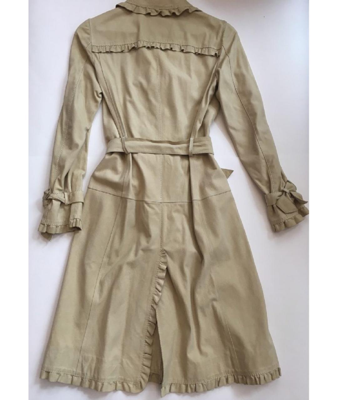 MOSCHINO Кожаный тренч/плащ, фото 3