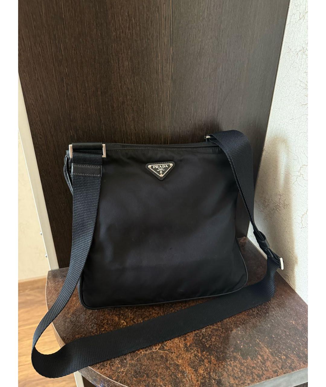 PRADA Черная сумка на плечо, фото 7