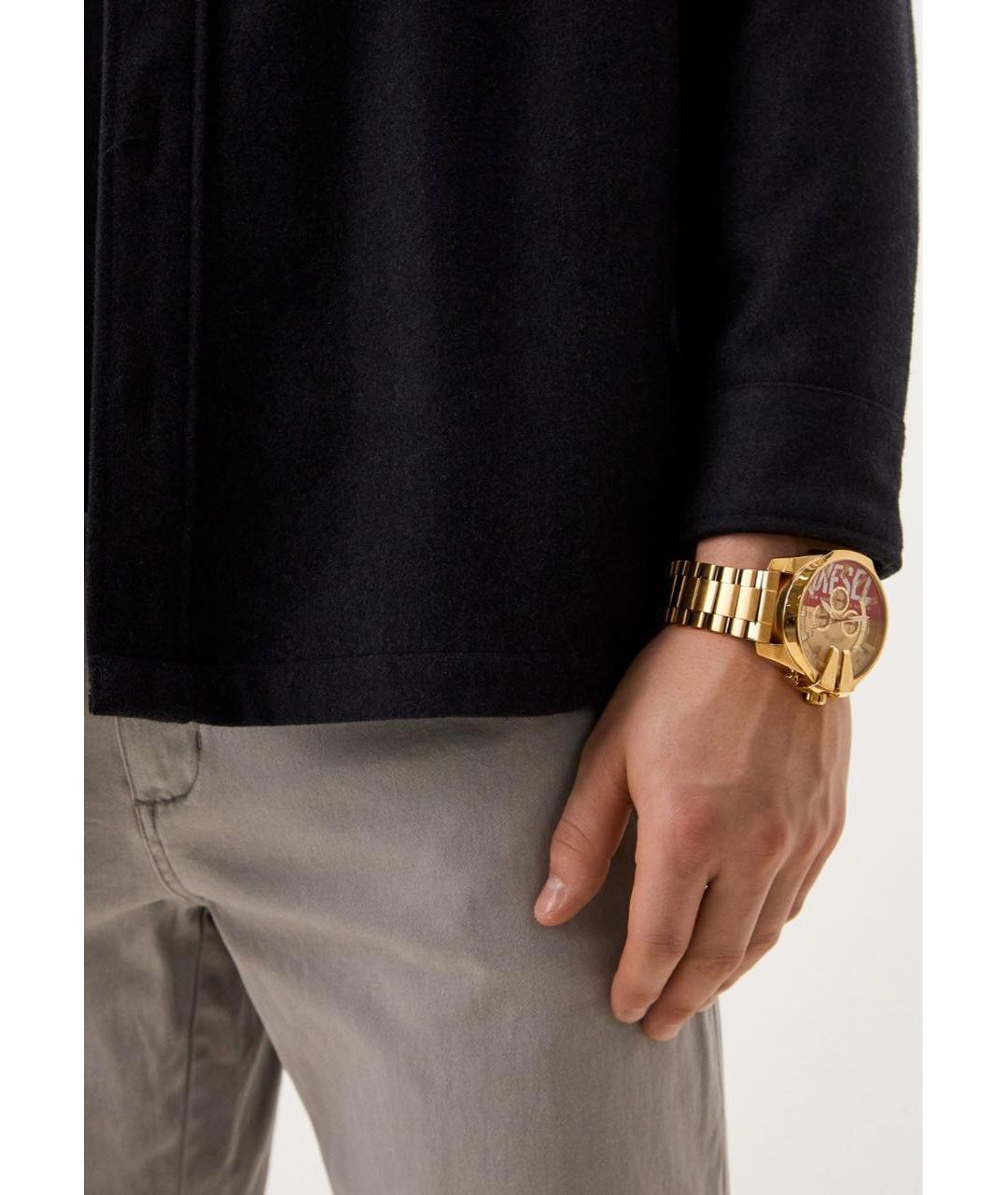 DIESEL Золотые стальные часы, фото 5