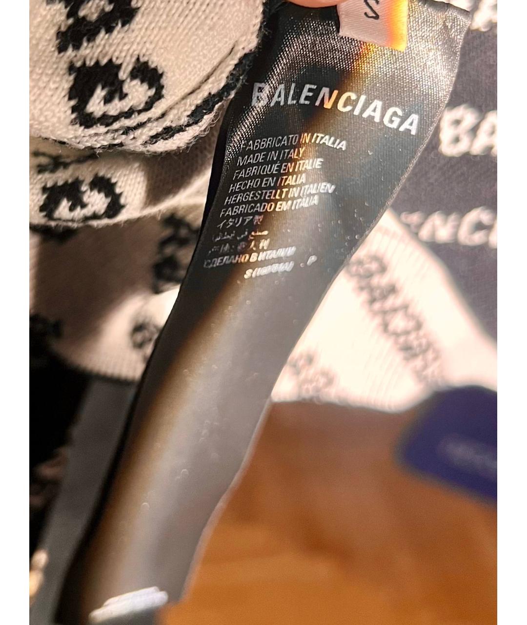 BALENCIAGA Черный хлопковый джемпер / свитер, фото 5