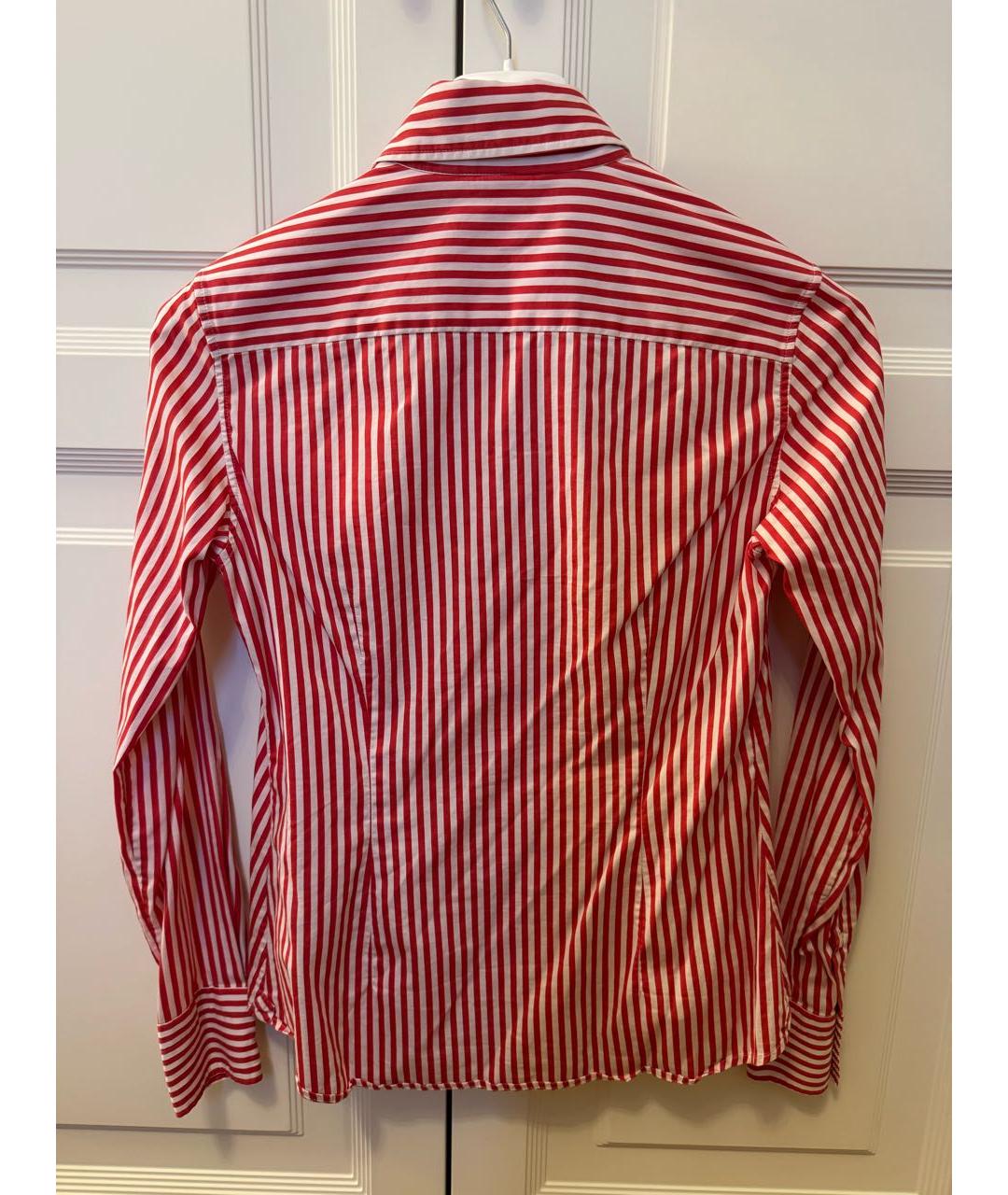 ARCHIVIO 67 Красная хлопко-эластановая рубашка, фото 2