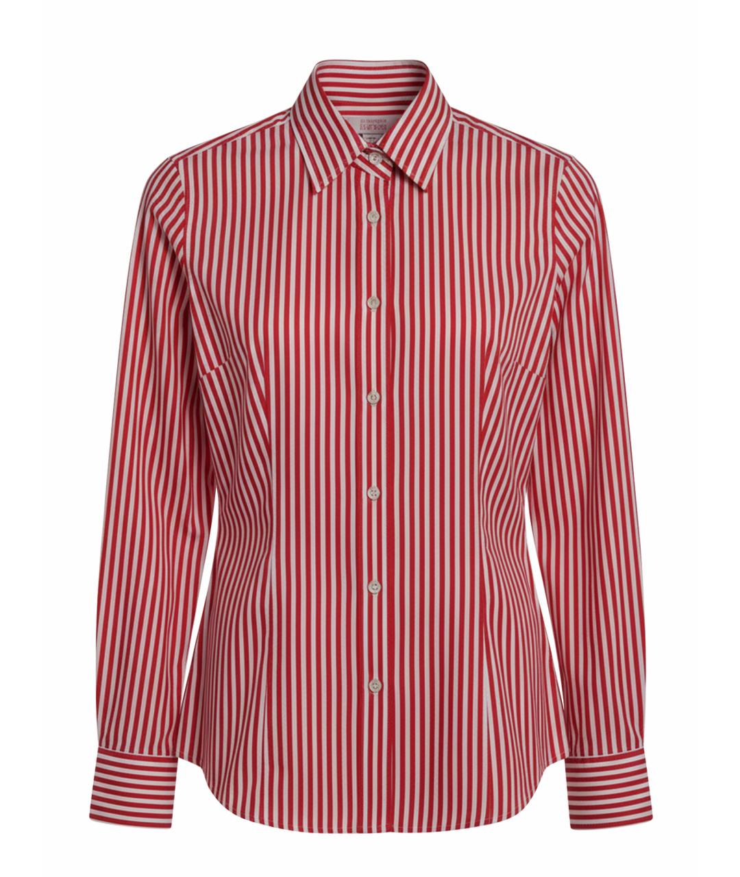 ARCHIVIO 67 Красная хлопко-эластановая рубашка, фото 1