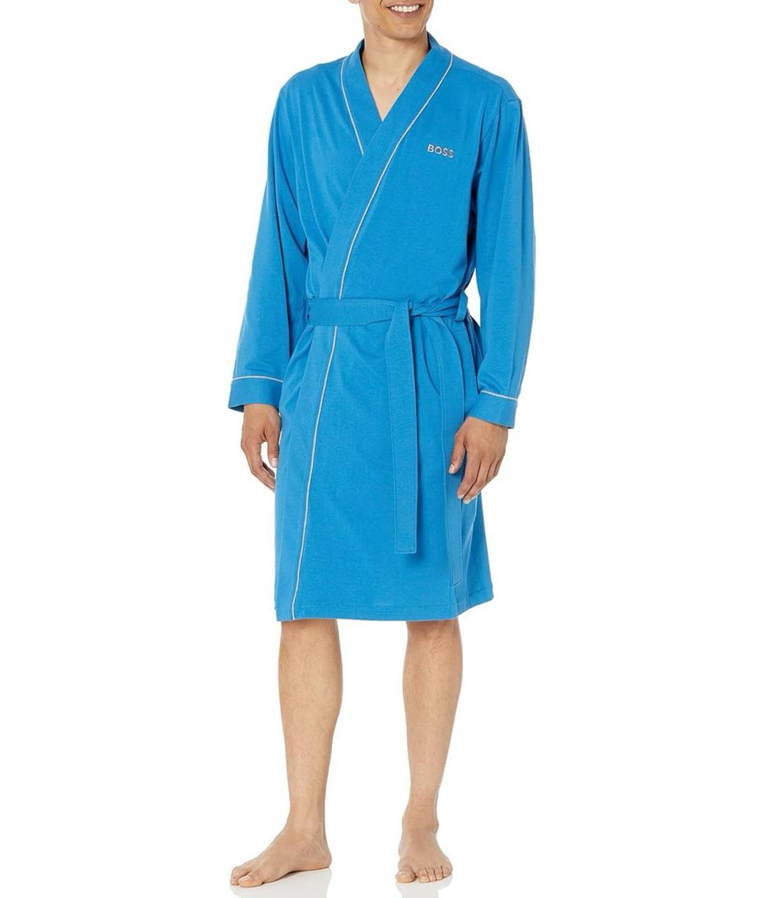HUGO BOSS Голубой халат, фото 9