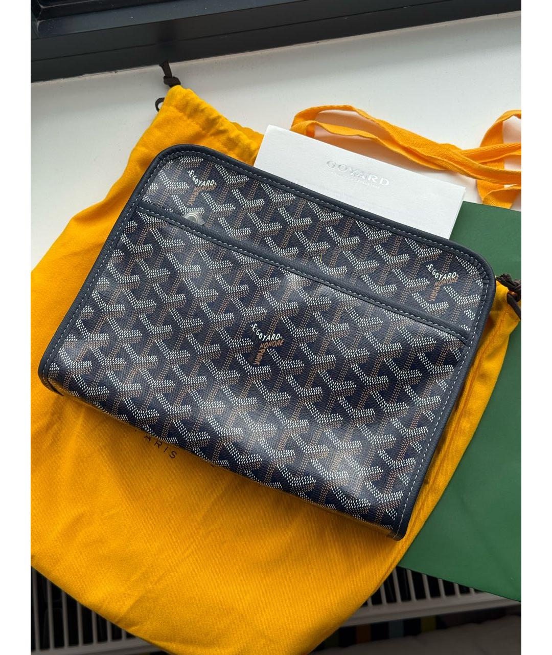 GOYARD Синяя папка для документов, фото 3