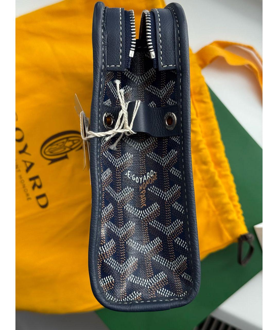 GOYARD Синяя папка для документов, фото 5