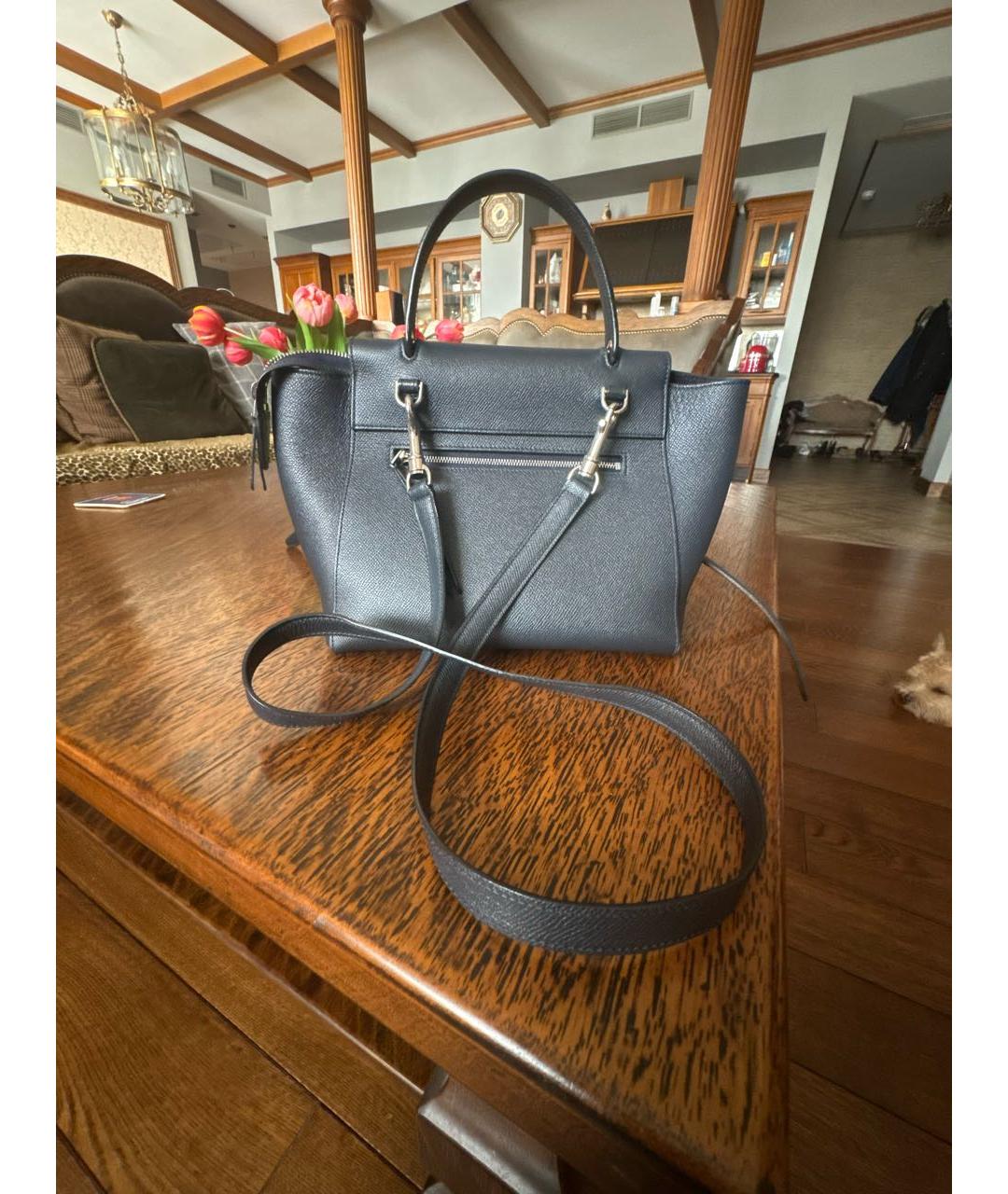 CELINE Кожаная сумка через плечо, фото 3