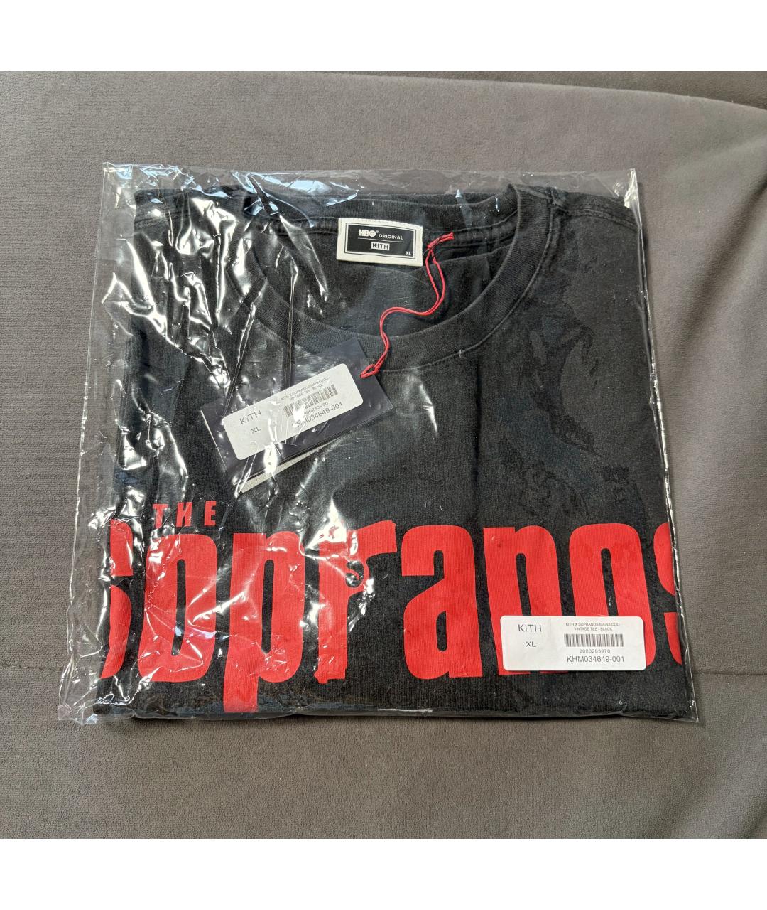 KITH Черная хлопковая футболка, фото 9